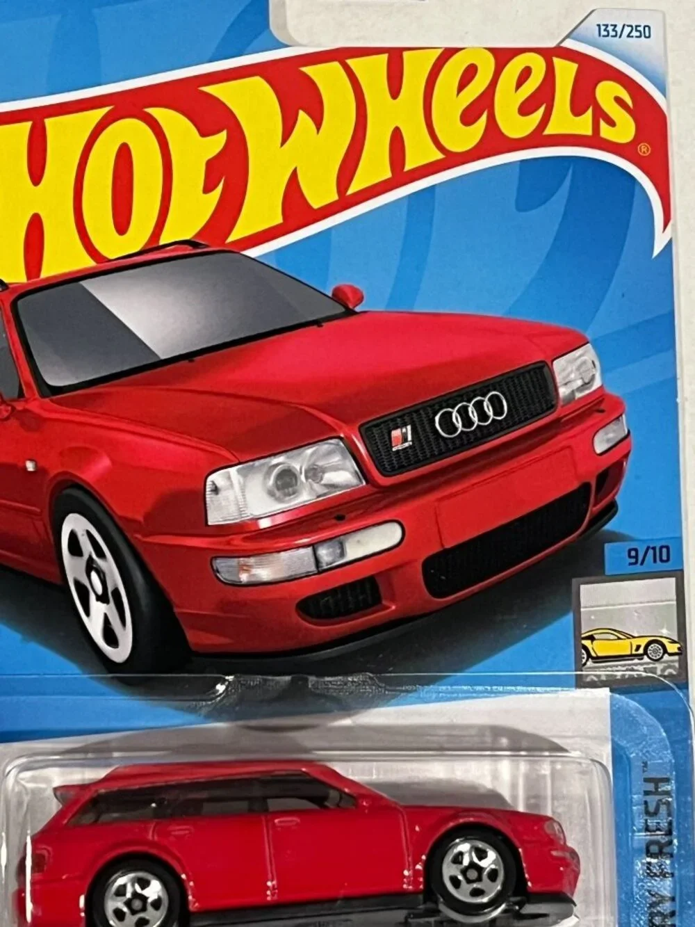 Hot Wheels '94 Audi Avant RS2 Factory Fresh 133/250 9/10 Red Wagon NOC